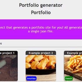 Imagem do portfolio generator
